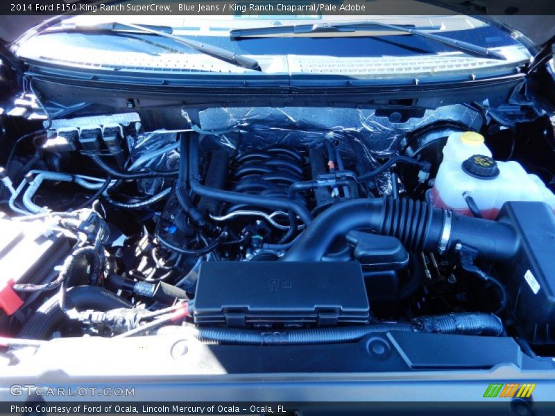Blue Jeans / King Ranch Chaparral/Pale Adobe 2014 Ford F150 King Ranch SuperCrew