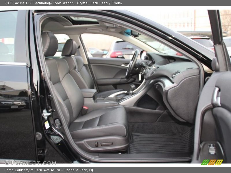Crystal Black Pearl / Ebony 2012 Acura TSX Technology Sport Wagon