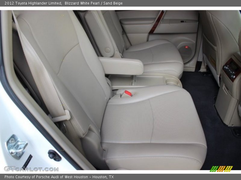 Blizzard White Pearl / Sand Beige 2012 Toyota Highlander Limited