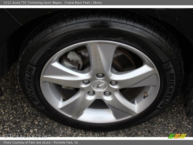 Crystal Black Pearl / Ebony 2012 Acura TSX Technology Sport Wagon