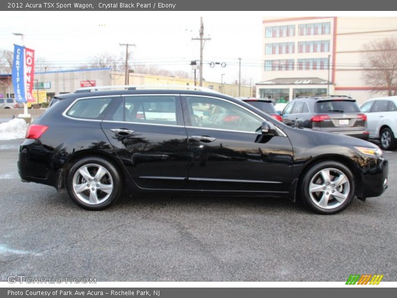 Crystal Black Pearl / Ebony 2012 Acura TSX Sport Wagon