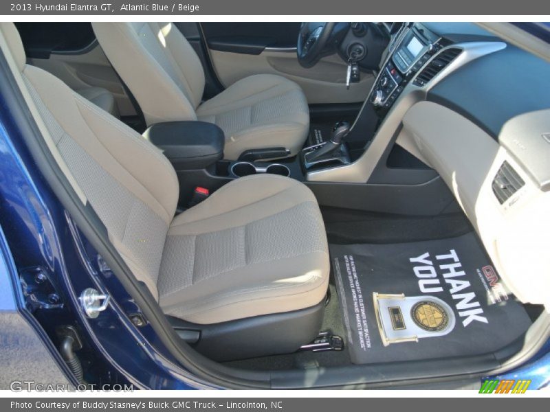 Atlantic Blue / Beige 2013 Hyundai Elantra GT