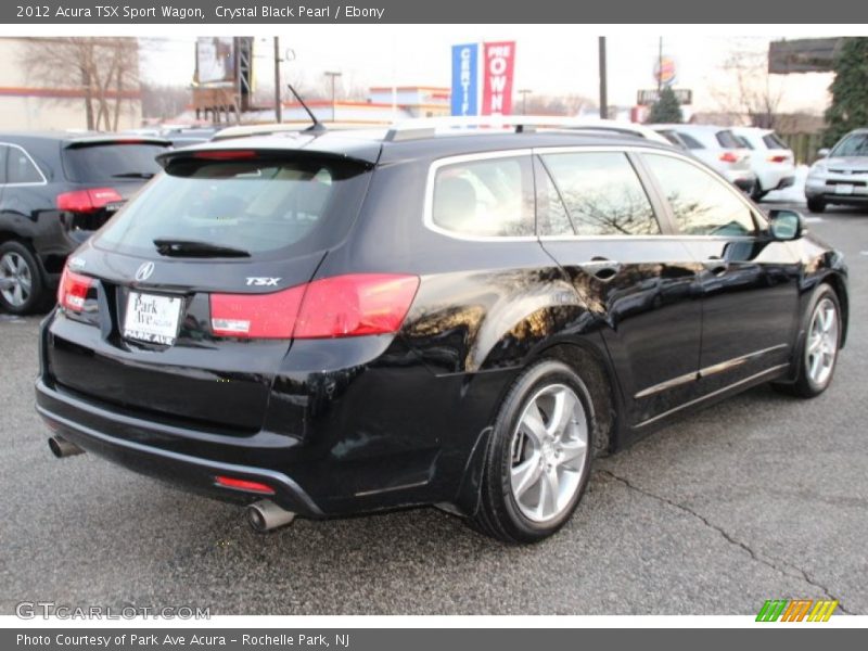 Crystal Black Pearl / Ebony 2012 Acura TSX Sport Wagon