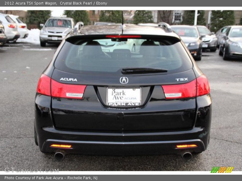 Crystal Black Pearl / Ebony 2012 Acura TSX Sport Wagon