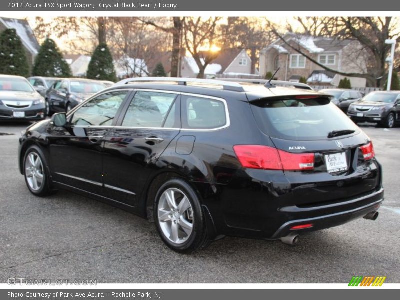 Crystal Black Pearl / Ebony 2012 Acura TSX Sport Wagon