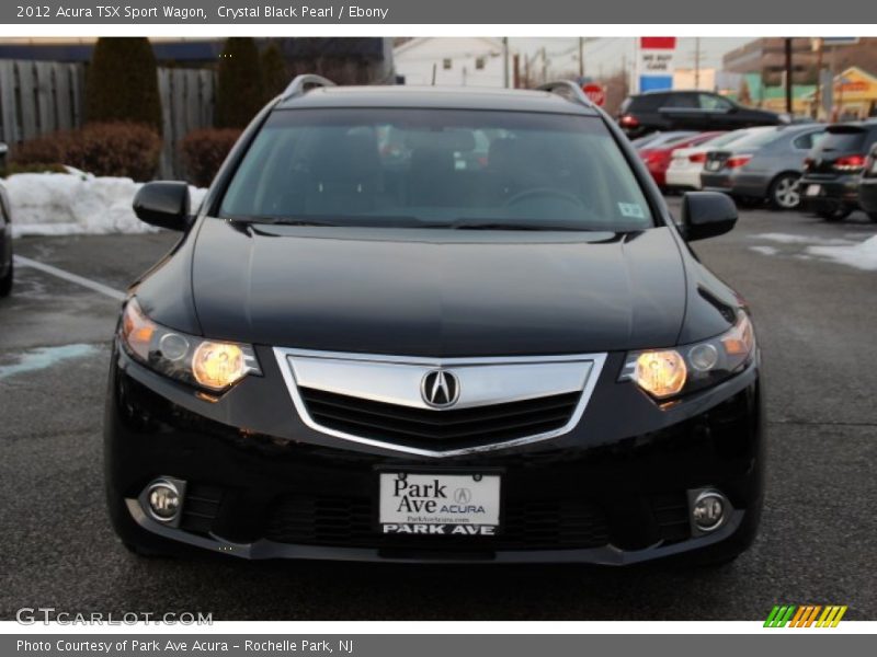 Crystal Black Pearl / Ebony 2012 Acura TSX Sport Wagon