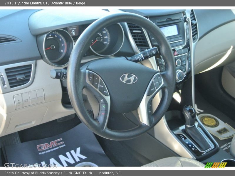 Atlantic Blue / Beige 2013 Hyundai Elantra GT