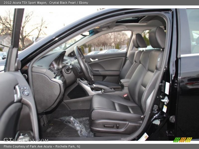 Crystal Black Pearl / Ebony 2012 Acura TSX Sport Wagon