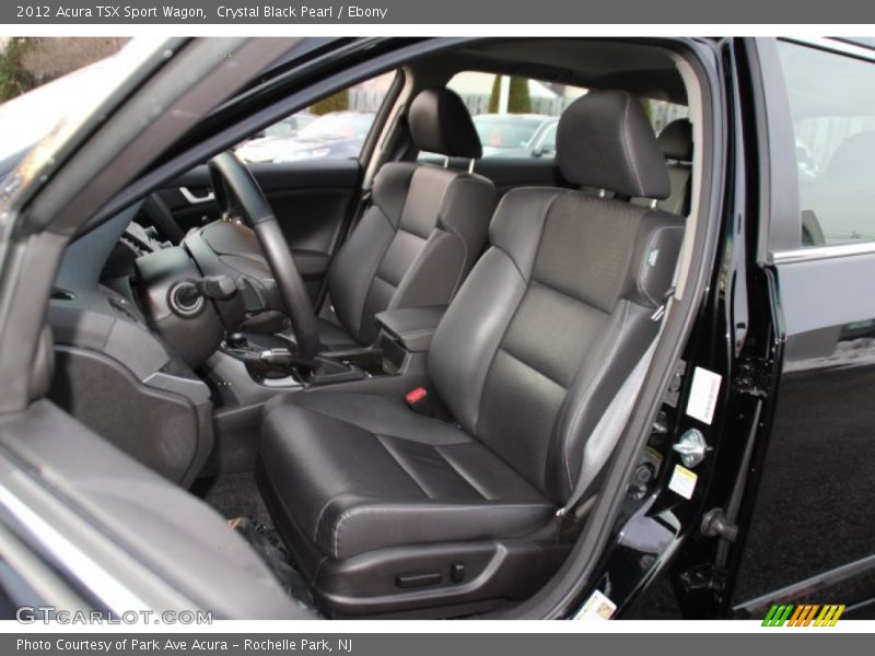 Crystal Black Pearl / Ebony 2012 Acura TSX Sport Wagon