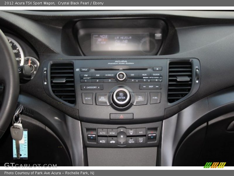 Crystal Black Pearl / Ebony 2012 Acura TSX Sport Wagon