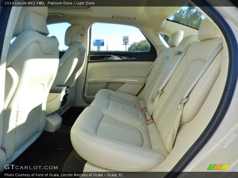 Rear Seat of 2014 MKZ FWD