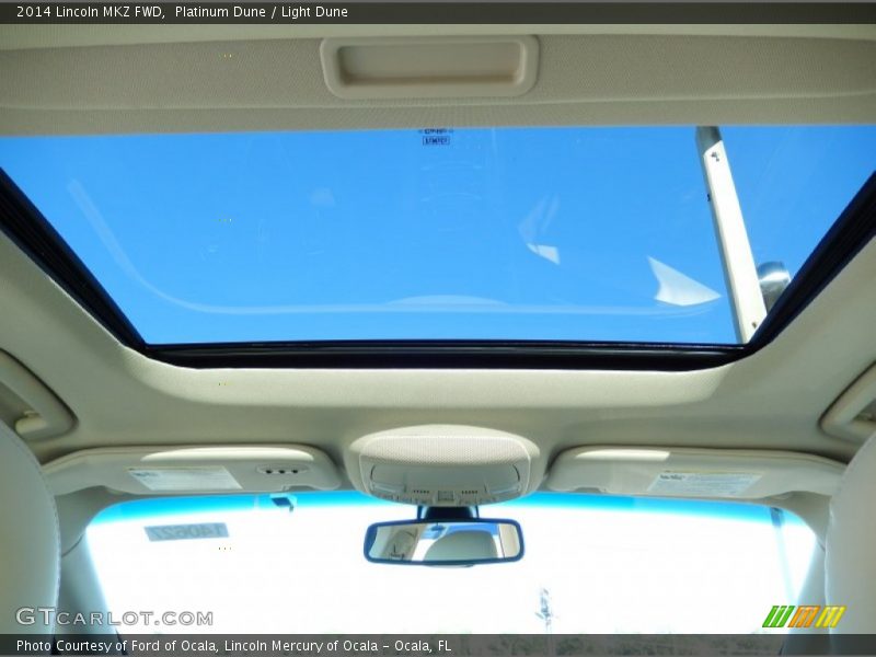 Sunroof of 2014 MKZ FWD