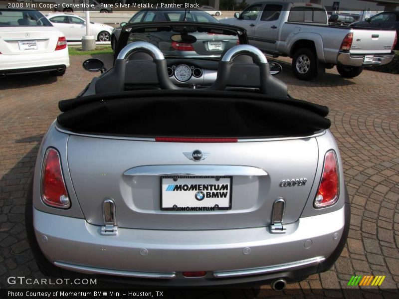Pure Silver Metallic / Panther Black 2008 Mini Cooper Convertible