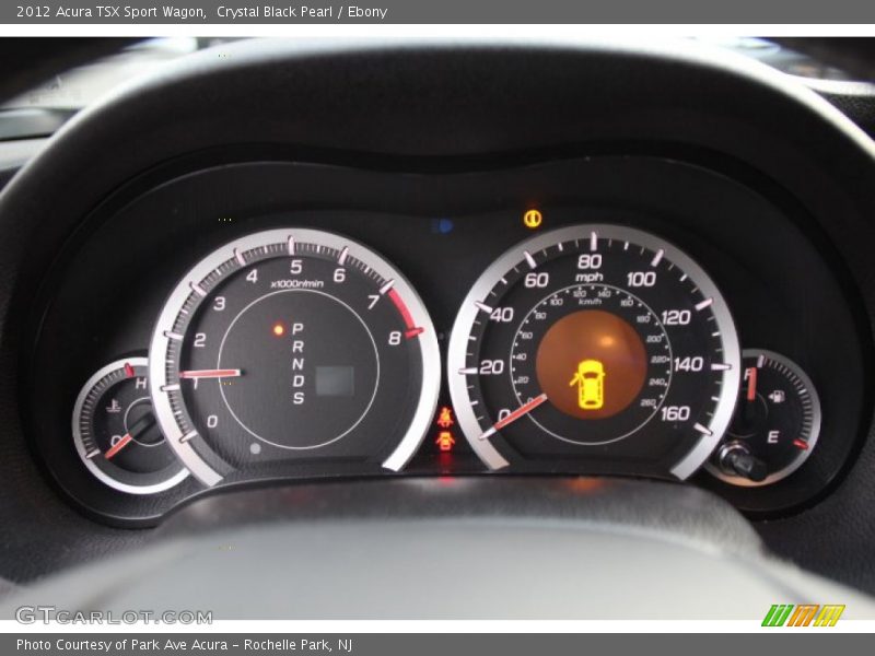Crystal Black Pearl / Ebony 2012 Acura TSX Sport Wagon