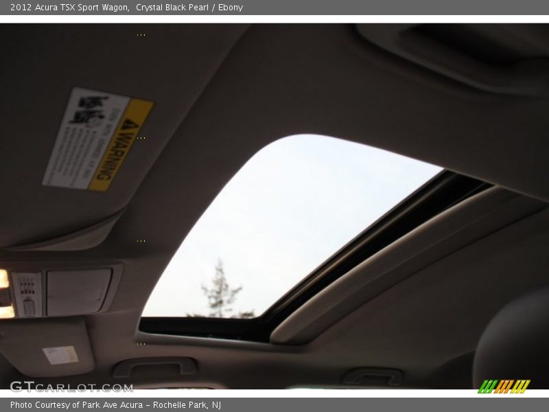 Crystal Black Pearl / Ebony 2012 Acura TSX Sport Wagon