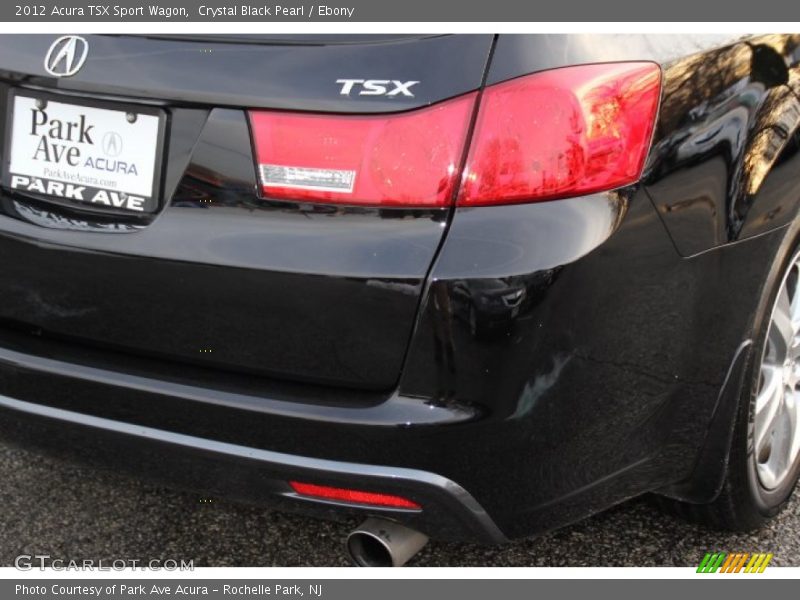 Crystal Black Pearl / Ebony 2012 Acura TSX Sport Wagon