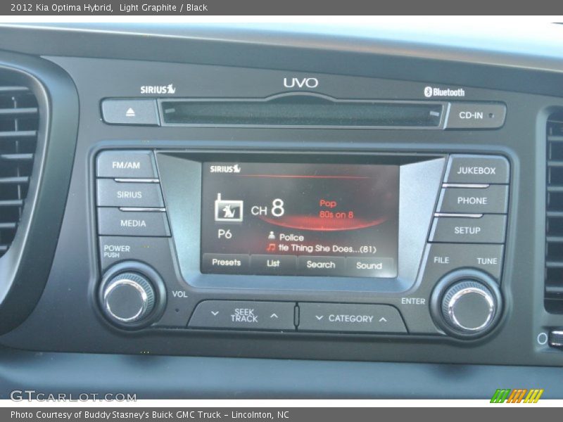 Light Graphite / Black 2012 Kia Optima Hybrid