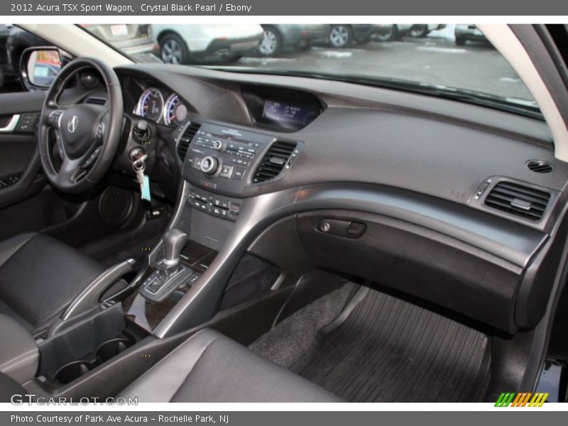Crystal Black Pearl / Ebony 2012 Acura TSX Sport Wagon