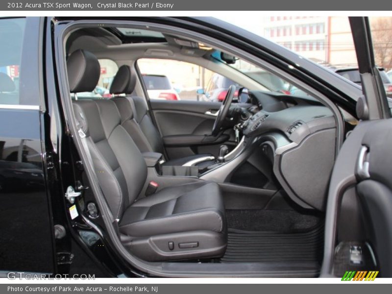 Crystal Black Pearl / Ebony 2012 Acura TSX Sport Wagon