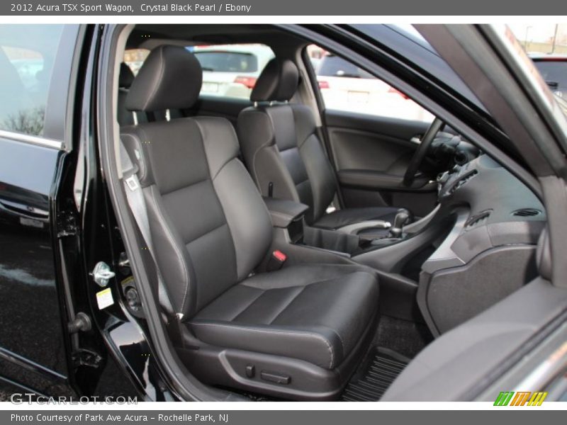 Crystal Black Pearl / Ebony 2012 Acura TSX Sport Wagon