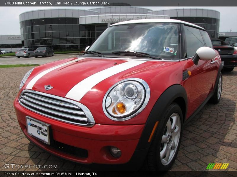 Chili Red / Lounge Carbon Black 2008 Mini Cooper Hardtop
