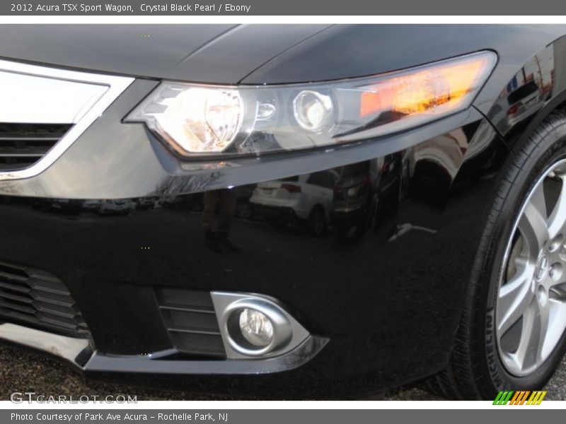 Crystal Black Pearl / Ebony 2012 Acura TSX Sport Wagon