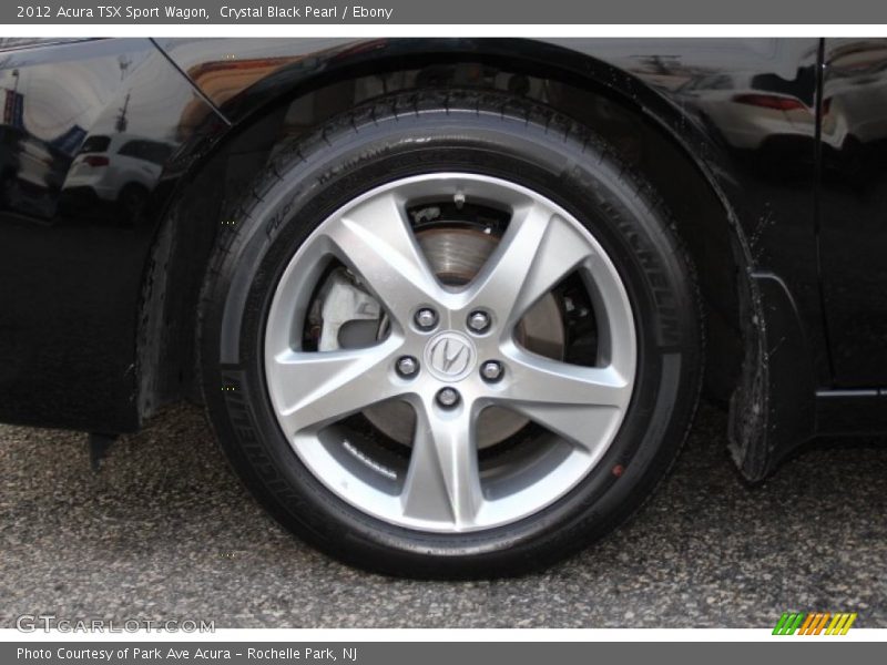 Crystal Black Pearl / Ebony 2012 Acura TSX Sport Wagon
