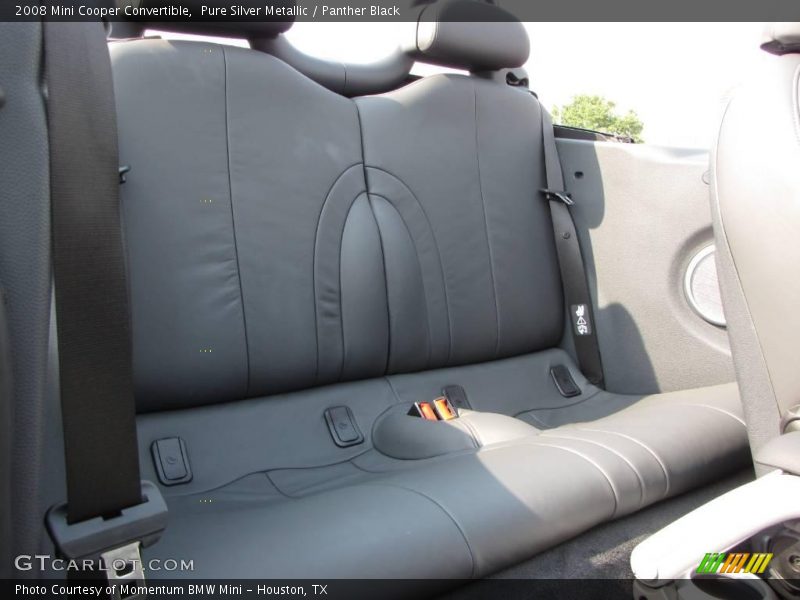 Pure Silver Metallic / Panther Black 2008 Mini Cooper Convertible