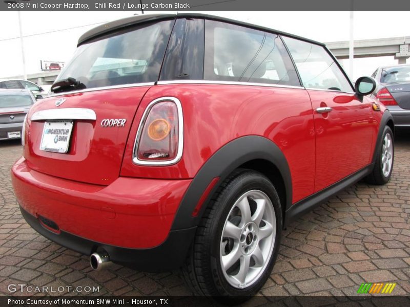 Chili Red / Lounge Carbon Black 2008 Mini Cooper Hardtop