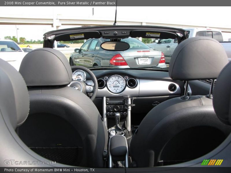 Pure Silver Metallic / Panther Black 2008 Mini Cooper Convertible