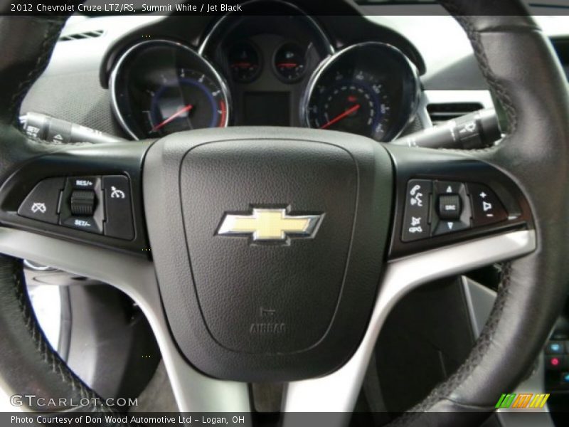 Summit White / Jet Black 2012 Chevrolet Cruze LTZ/RS