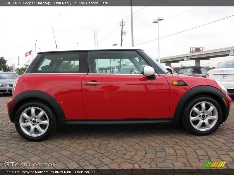 Chili Red / Lounge Carbon Black 2008 Mini Cooper Hardtop