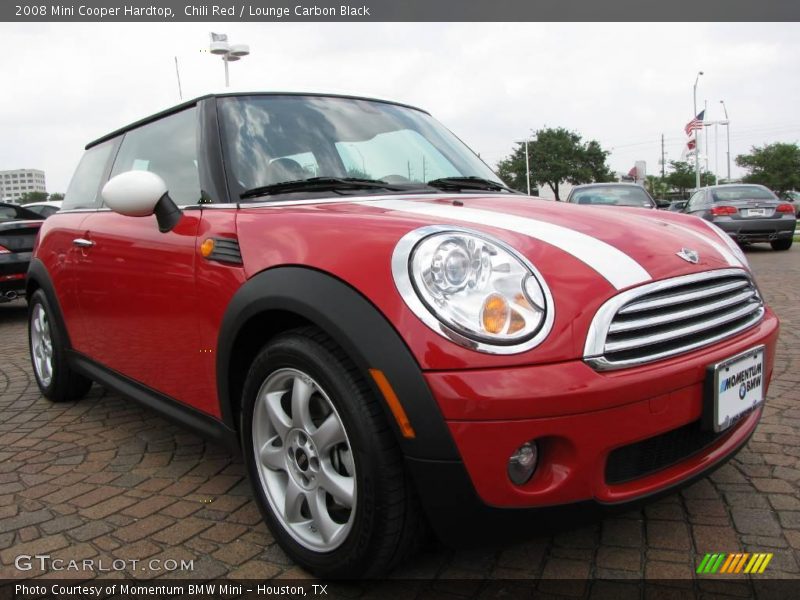 Chili Red / Lounge Carbon Black 2008 Mini Cooper Hardtop