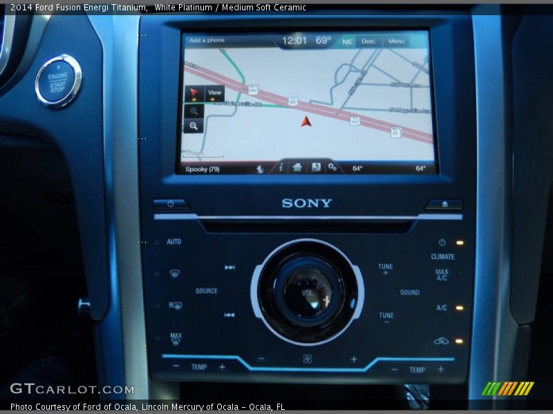 Navigation of 2014 Fusion Energi Titanium