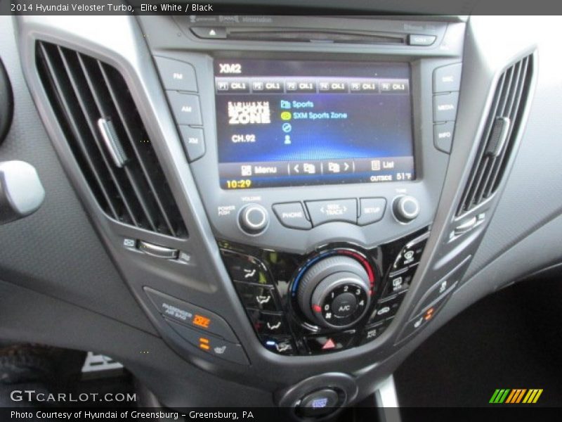 Elite White / Black 2014 Hyundai Veloster Turbo