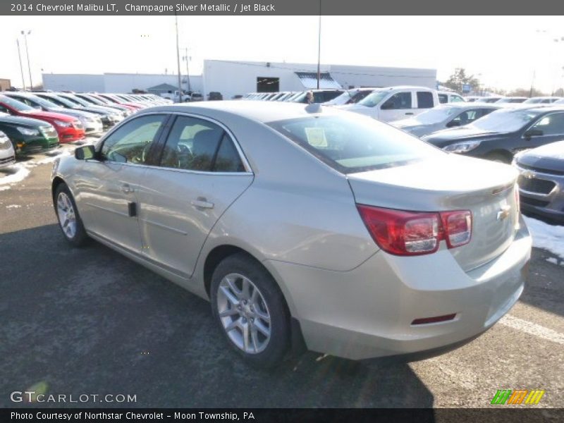 Champagne Silver Metallic / Jet Black 2014 Chevrolet Malibu LT