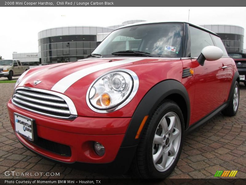 Chili Red / Lounge Carbon Black 2008 Mini Cooper Hardtop