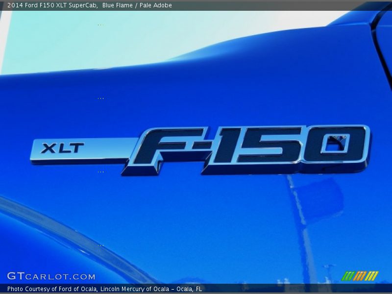 Blue Flame / Pale Adobe 2014 Ford F150 XLT SuperCab