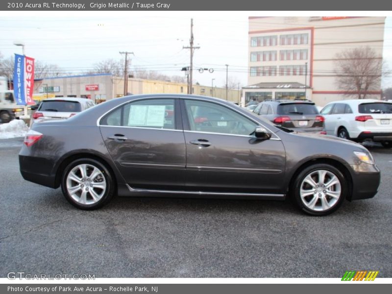Grigio Metallic / Taupe Gray 2010 Acura RL Technology