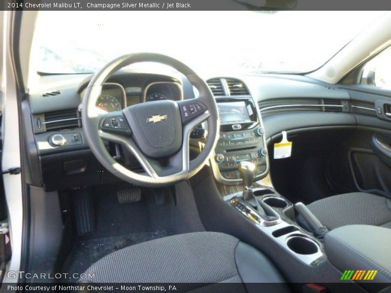Champagne Silver Metallic / Jet Black 2014 Chevrolet Malibu LT