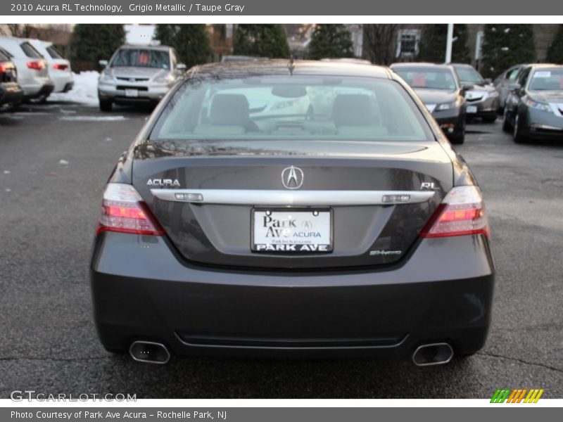 Grigio Metallic / Taupe Gray 2010 Acura RL Technology