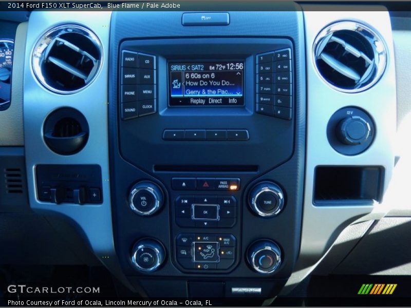 Blue Flame / Pale Adobe 2014 Ford F150 XLT SuperCab
