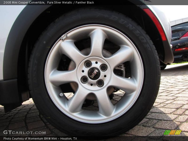 Pure Silver Metallic / Panther Black 2008 Mini Cooper Convertible
