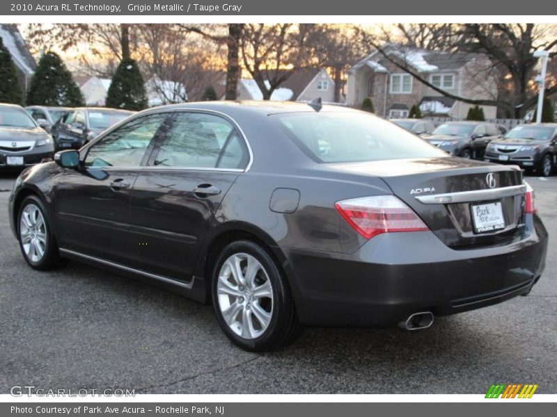 Grigio Metallic / Taupe Gray 2010 Acura RL Technology