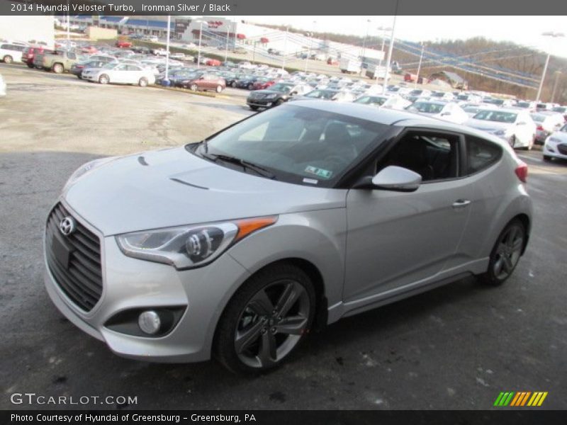 Ironman Silver / Black 2014 Hyundai Veloster Turbo