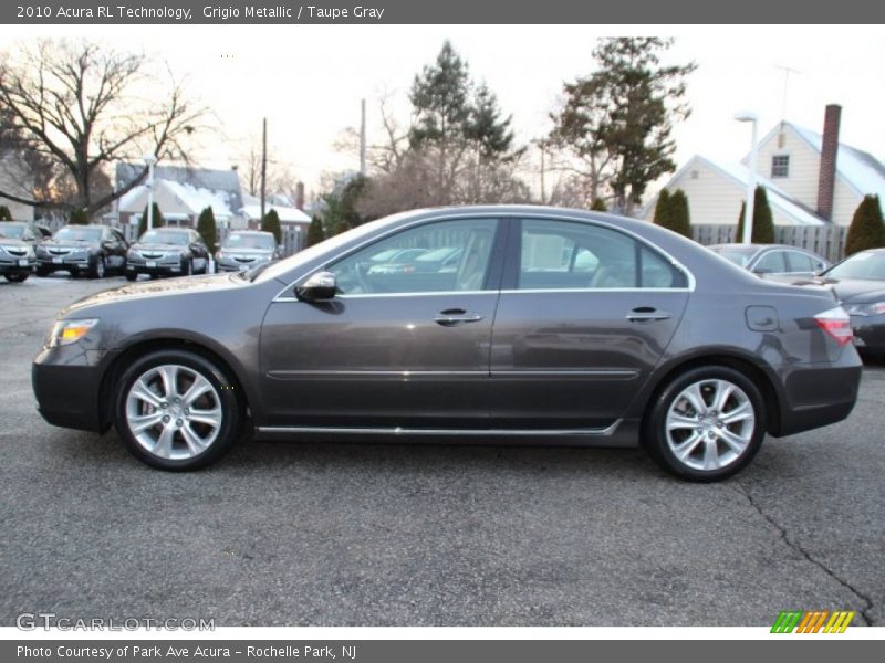 Grigio Metallic / Taupe Gray 2010 Acura RL Technology