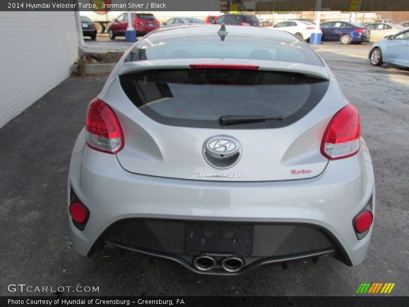 Ironman Silver / Black 2014 Hyundai Veloster Turbo