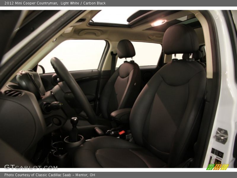 Light White / Carbon Black 2012 Mini Cooper Countryman