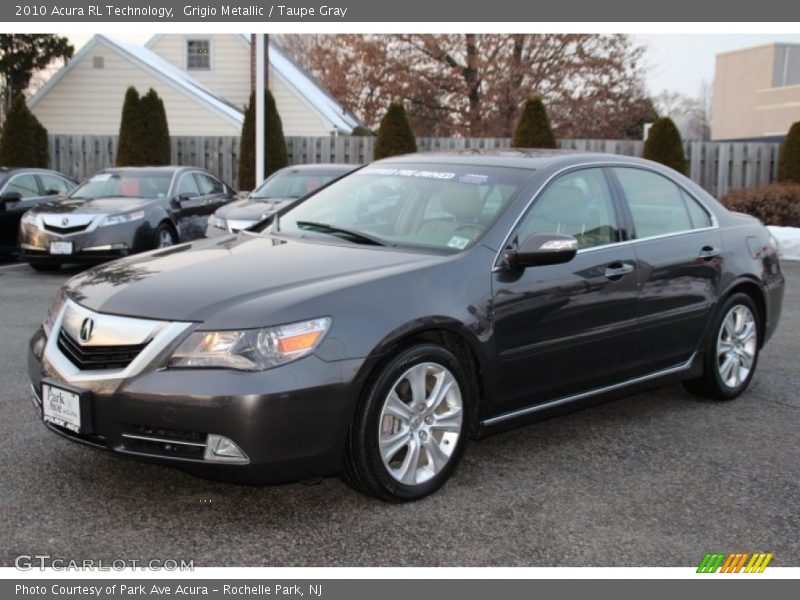 Grigio Metallic / Taupe Gray 2010 Acura RL Technology