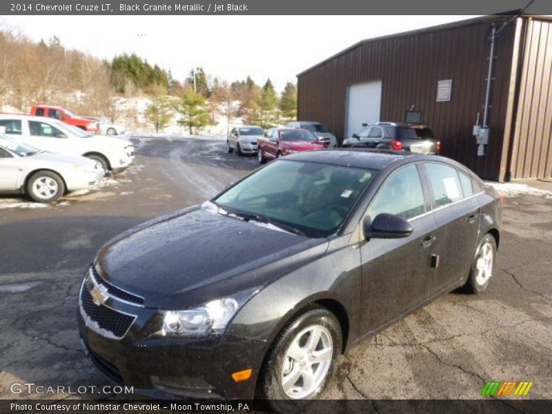 Black Granite Metallic / Jet Black 2014 Chevrolet Cruze LT